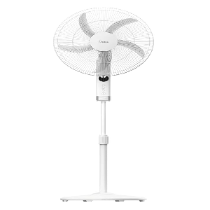 مروحه ميديا عمود 18بوصه ابيض ريموت FS4525MRW