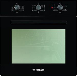 Fresh oven built in black 60 cm -geofr60cmb- 10344