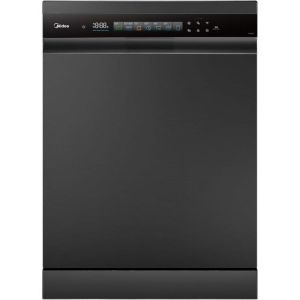 Midea Dishwasher, 15 Place Settings, 60cm, Digital, Black, 9 Programs, Wi-Fi, MDWEF1533GURBSWUEG