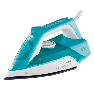 Beko Steam Iron 2200 Watt Ceramic Base Turquoise Sim 3122 T