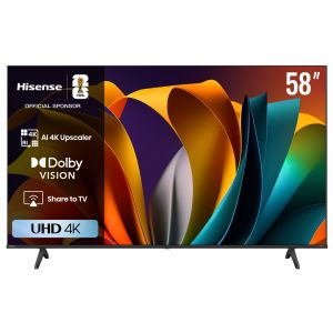 Hisense 58 Inch Smart TV , 4K UHD D LED - 58A6N