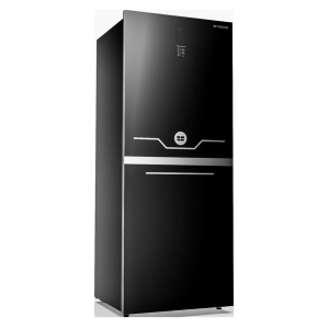 Fresh no frost upright freezer 7 drawers digital touch black glass fnumt300gbh