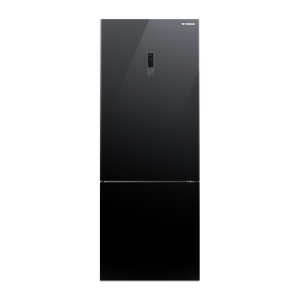 Fresh Refrigerator 530-liter Combi Black Glass Digital Harmony FNBMR640YGQBM 