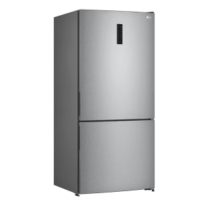 LG Bottom Freezer Refrigerator, 588 Liters, Smart Inverter, Silver - GTF569PVAM