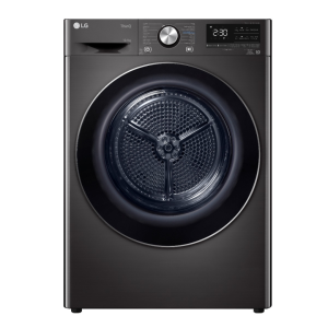 Lg Front Load Automatic Condenser Dryer, 10.1kg, Inverter, Black - Rh10v9jv2w