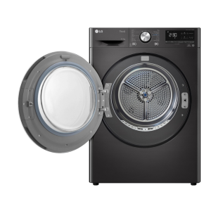Lg Front Load Automatic Condenser Dryer, 10.1kg, Inverter, Black - Rh10v9jv2w