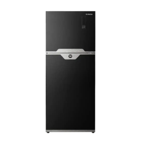 Fresh Modena Refrigerator, No Frost, 471 Liters, 2 Doors, Touch Digital Screen, Glass Black - FNTMR580YGMOD