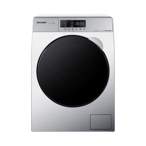 SHARP K-PRO Washing Machine Fully Automatic 7.5 Kg Inverter Light Grey ESFE752KLEW