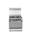 White point free standing gas cooker 90*60 with 5 burners - fully stainless - mirror oven door full safety wpgc9060xfsa