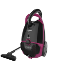 TORNADO Vacuum Cleaner 1800 Watt HEPA Filter Black x Maroon TVC1800MD