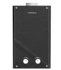 Tornado gas water heater 10 liter digital natural gas glass black ghe-10mp-gb