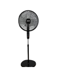 Sary stand fan 18 inch with 5 plastic blades white and black color srsfb21013