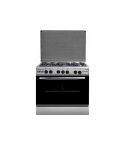 Techno fire 5 burners free standing gas cooker with fan full stainless steel tf15sf