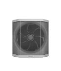 TORNADO Bathroom Ventilating Fan 25cm x 25cm In Grey x Black With Privacy Grid TVS-25BG