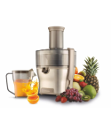 TORNADO Fruit Juicer 700 Watt Stainless Steel in Black x Silver Color TJU-700S