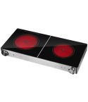 Fresh freestanding ceramic hob 2 burners 2800 watt black - wb-jtj-42