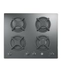 HOOVER Built-In Hob 60 x 60 cm 4 Gas Burners In Black Glass Color HGV640B/3