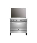 La germania freestanding cooker 90 x 60 cm 5 gas burners in stainless steel color 9c10gla1x4aww