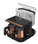 Beko coffe machine douple - black and gold