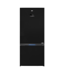 Beko No Frost Refrigerator, 509 Liters, Inverter, Black - RCNE590E35ZB