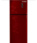 Fresh refrigerator fntbr470kgr 470 liters glass red