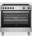 beko gas cooker 5 burners inox- ggr15112dx