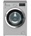 Beko front loading digital washing machine 9 kg silver - wmy 91230 slb1