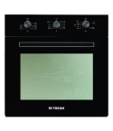 Fresh Oven Built In 60 Cm Gas With Electric Grill 56 Liter Black 8877
