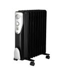 Jac Oil Heater 9 Fins Metal 1500W Black - NGH329