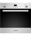 Hoover built-in oven gas 60 x 60 cm 66 liter in stainless steel x black color with convection fan hgegf2dd