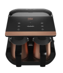 Beko turkish coffee machine double pot black/gold tkm8961b
