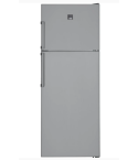 ZANUSSI 445L 2-DOOR TOP FREEZER REFRIGERATOR SILVER zrt45200sa