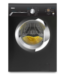 Zanussi steam automatic washing machine 7 kg black zwf7241bxv