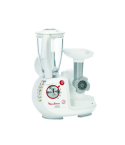 Moulinex Odacio Food Processor, 38 Functions, 1000 W, White - FP7371BM