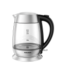 Tornado glass kettle 17 liter 1850-2200 watt in glass transparent color tkg-2217sb