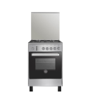 La germania freestanding cooker 60 x 60 4 gas burners stainless x black 6c40grb1x4aww