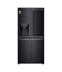 LG refrigerator 18 feet 508 liters 4 doors dark stainless steel digital inverter faucet InstaView GCX22FTQEL