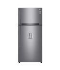 Lg refrigerator top freezer 509 l water dispenser silver gn-f722hlhu