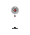 Tornado stand fan 18 inch 4 blades 3 speeds black