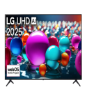 LG Smart TV, 55 inches, 4K UHD resolution, webOS25, AI support, Wi-Fi, built-in receiver, 55UA84006LB