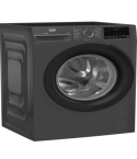 Beko 8 kg Gray Washing Machine, 1200 RPM Inverter Steam, Digital WFST86XS