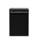Sharp dishwasher for 14 persons size 60 cm in black color qw-v1014m-bk2