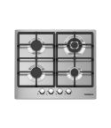 Tornado built-in hob 4 gas burners stainless ghv-m60csu-s