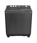 Tornado Half 10 kg Washing Machine, Two Tubs, 2 Motors, Black TVHHM10TS BK