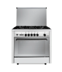 Fresh Professional Cooker 90 x 60 cm 5 Burners Safety Function Stainless