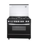 White Point WPGC9060BA Gas Cooker 5 Burners - 60x90 cm - Black