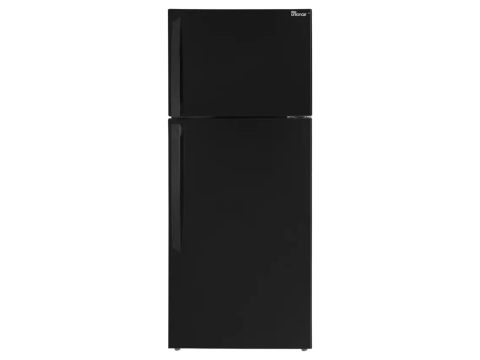 Unionaire RD-320B0-C2H Refrigerator, D Frost, 2 Doors, 310 Liters - Black
