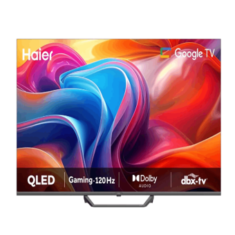 Haier Smart Frameless TV 55 inches, 4K Resolution, QLED Built-in Receiver H55S80FUX