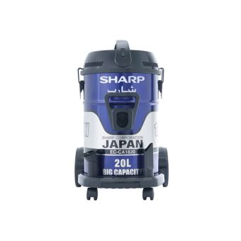 SHARP Pail Can Vacuum Cleaner 1800 Watt In Blue Color With Cloth Filter EC-CA1820-X