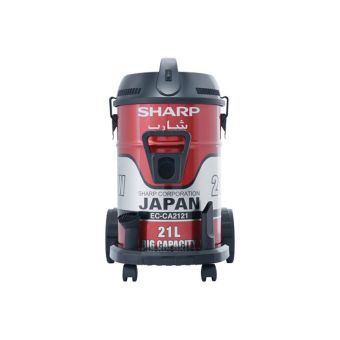 SHARP Pail Can Vacuum Cleaner 2100 Watt In Red Color With Cloth Filter EC-CA2121-X